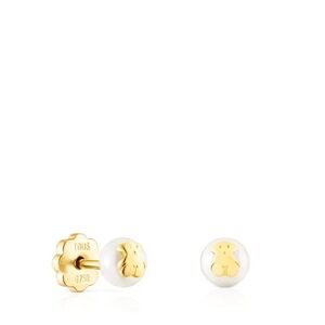 TOUS Baby 18kt Earings with Pearl